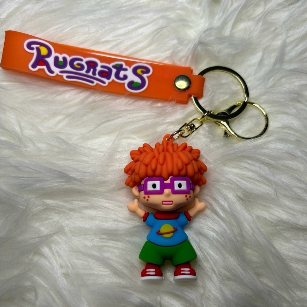 New Chucky from Rugrats 3D Character Keychain/Wristlet